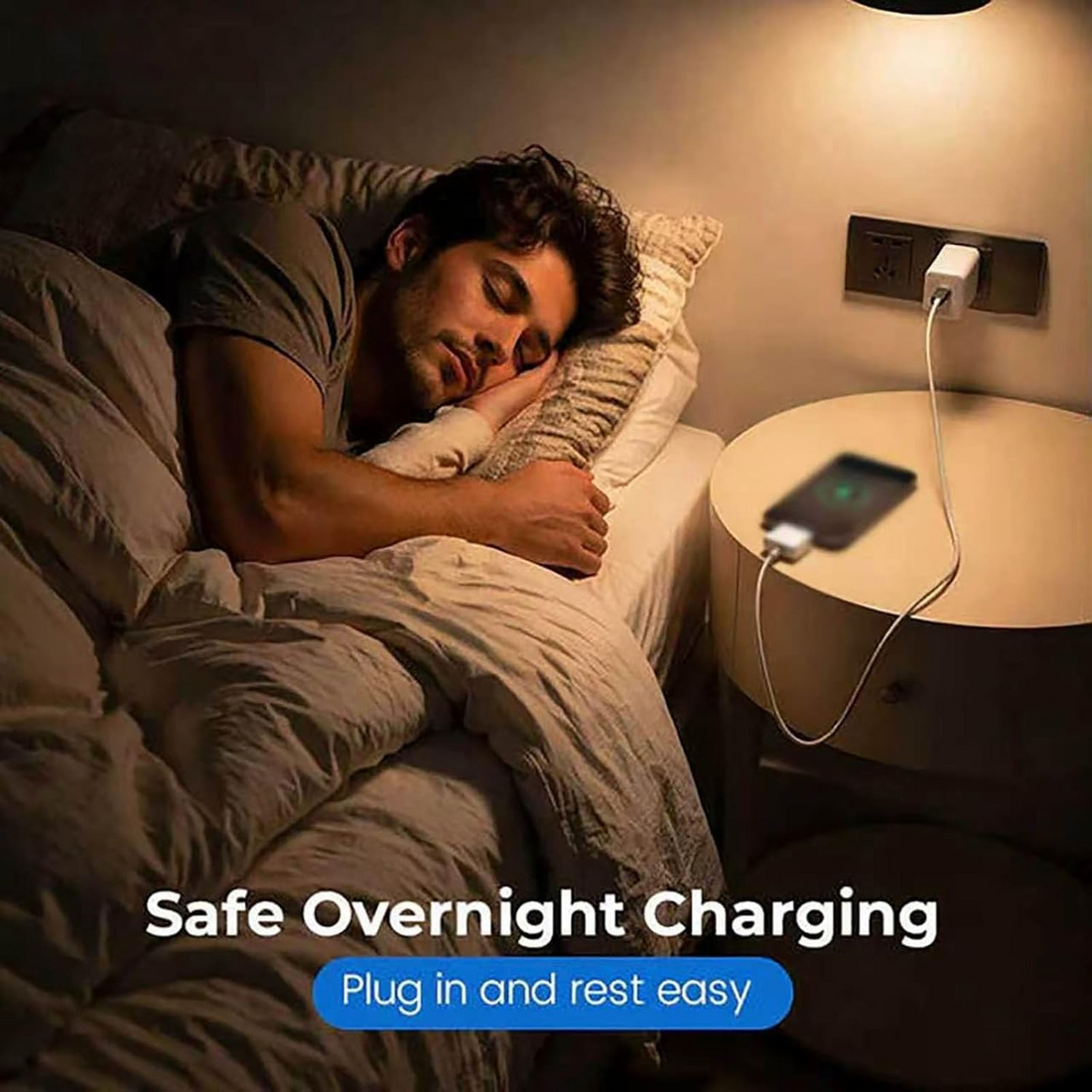 Type-C Smart Auto Stop Charging Adapter – Physical Disconnect Battery Guard with Anti-Overcharge Protection