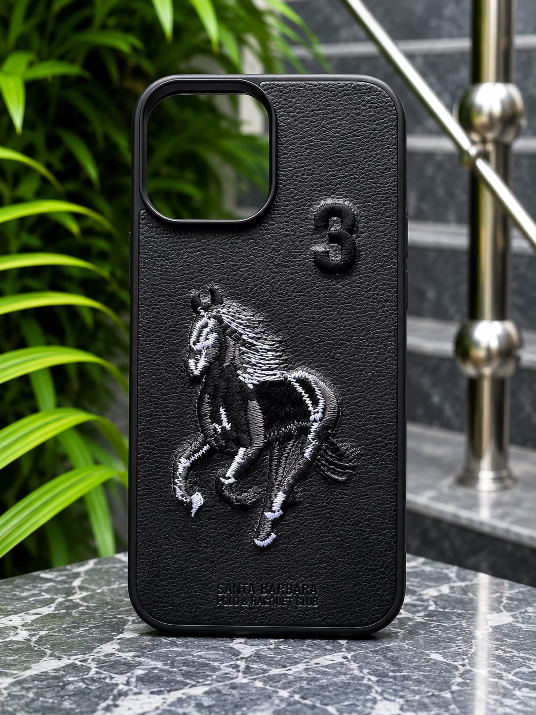 iPhone 15 Pro Max Polo Premium leather Case